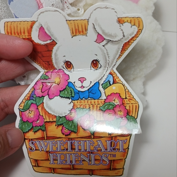 Commonwealth 1992 Plush Sweetheart Friends White Sheep Lamb Stuffed Animal - Picture 2 of 8